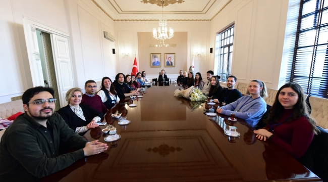 Vali Ünlü Yunanistan, Portekiz ve İtalya'dan gelen heyeti kabul etti