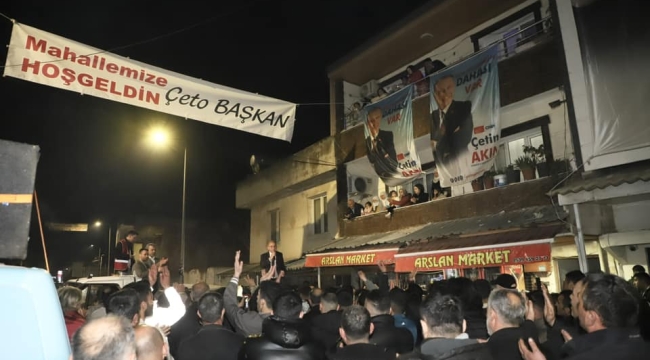 30 yıldır el atılmayan istasyon mahallesinde başkan Akına sevgi seli