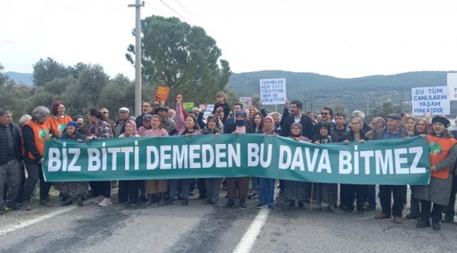 Akbelen'de madene karşı mücadele edenler bir araya geldi