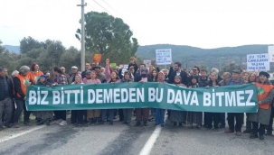 Akbelen'de madene karşı mücadele edenler bir araya geldi