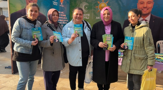 AKP il kadın kolları başkanı Kaplan Kurt'a oy istedi