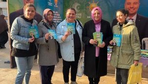 AKP il kadın kolları başkanı Kaplan Kurt'a oy istedi