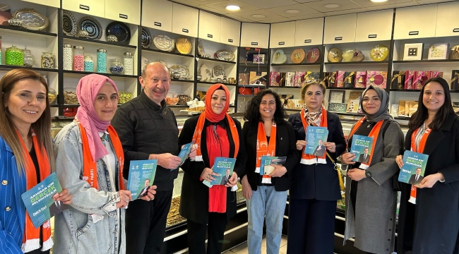 AKP kadın kolları başkanı Kaplan Akhisar'da esnaf ziyaretinde