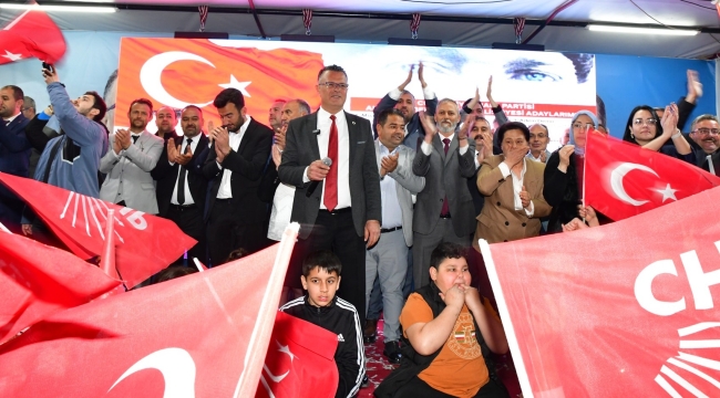 Alaşehir Yeşilyurt'ta CHP başkanlara muhteşem karşılama