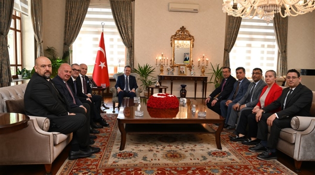 Avrupa üniversite sporları federasyonu başkanı Rozczek,Manisa'da