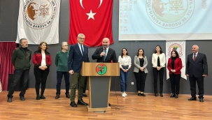 Baro başkanı Rona''hukuk ve tıp çok önemli iki kavramdır"