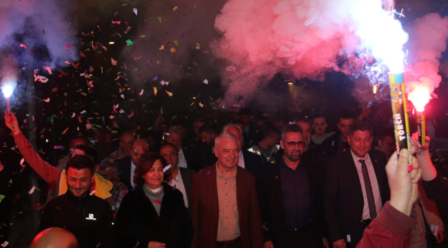 Başkan Bilgin'e Hacırahmanlı'da muhteşem karşılama