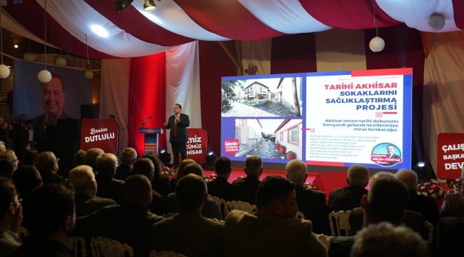 Başkan Dutlulu Akhisarı çağdaş kent yapacak projelerini açıkladı