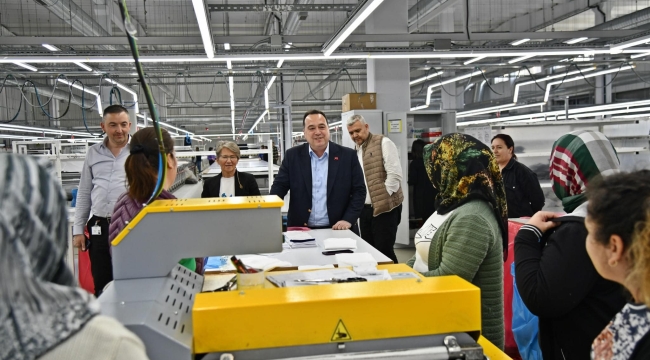 Başkan Dutlulu'dan fabrika ziyaretleri