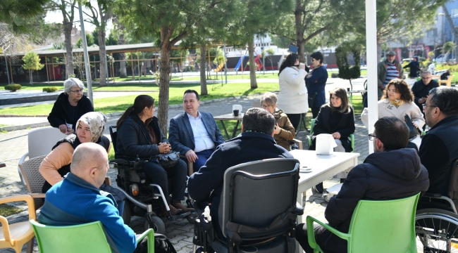 Başkan Dutlulu engelli vatandaşlarla bir araya geldi