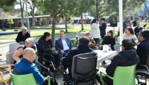 Başkan Dutlulu engelli vatandaşlarla bir araya geldi