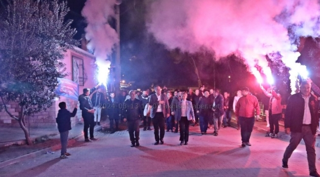 Başkan Dutlulu'ya baba ocağı Sazoba'da sevgi seli