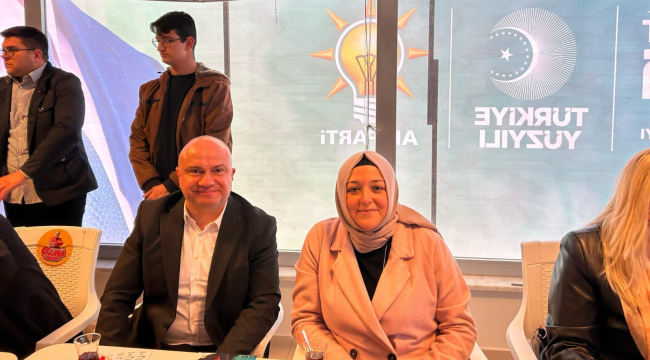 Başkan Hızlı ve Kaplan seçim bürosu açılışına katıldı