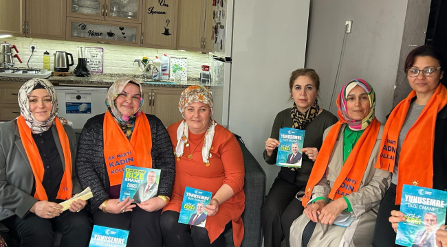 Başkan Kaplan Çerçi'ye oy istedi