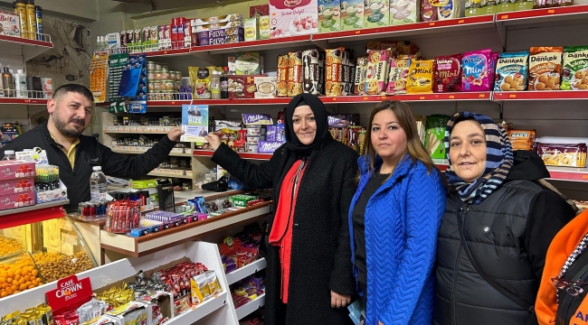 Başkan Kaplan'ın esnaf ziyereti