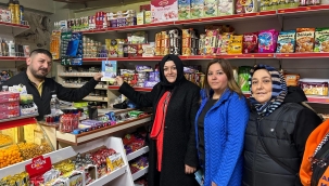 Başkan Kaplan'ın esnaf ziyereti