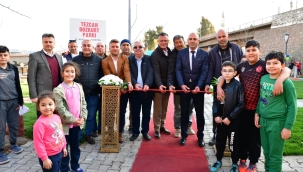 Başkan Öküzcoğlu tezcan bozkurt parkını açtı