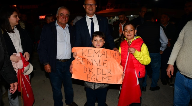 Başkan Öküzcüoğlu Kemaliye'de böyle karşılandı