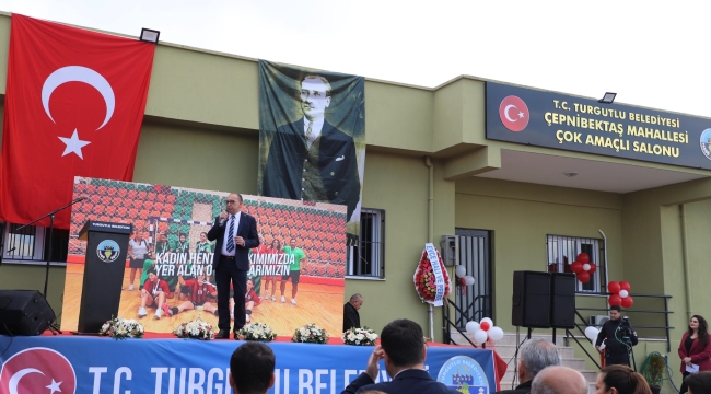 Çepnibektaş mahallesi çok amaçlı salonuna kavuştu