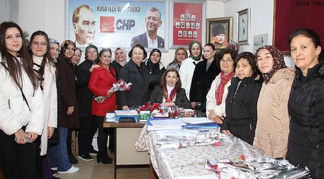 CHP Kula kadın kollarının kadınlar günü açıklaması