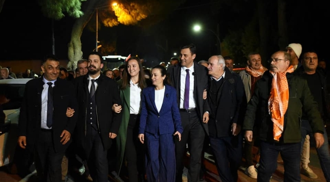 CHP'li adaylara Çobanisa'da muhteşem karşılama