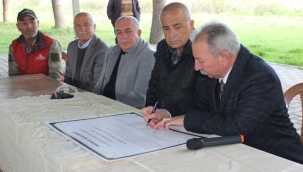 CHP'li Başkan adayı Nurlu mahalle muhtarlarıyla'mahalle sözleşmesi'imzaladıı