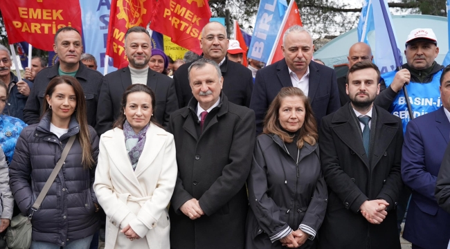 CHP'liler işçi direnişine destek verdi