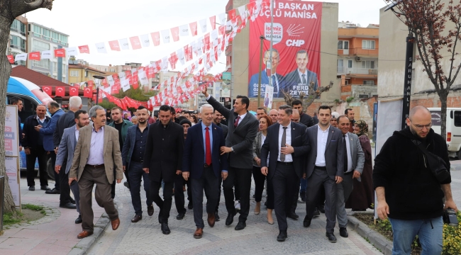 CHP Saruhanlı seçim bürosu açıldı