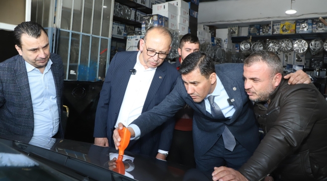 Esnafa hayırlı işler ziyareti