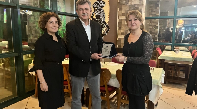 İMO'da teşekkür plaketi töreni