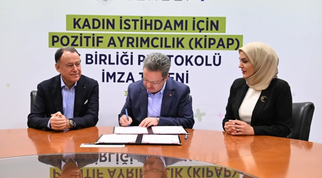 İmza törenine vali Ünlü'de katıldı