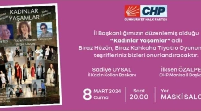 Kadın ve yaşamlar oyununa çağrı