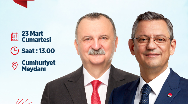 Manisa CHP liderini karşılamaya hazırlanıyor