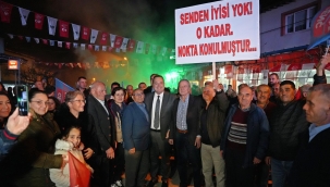 Medar'da başkan Dutlulu'yu mutlu eden pankart