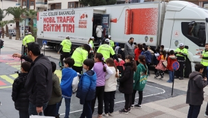 Mobil trafik eğitim tırı Turgutlu'da