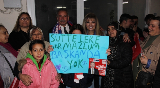 Nurlu ''kadınlar, emekliler, işçiler, esnaf, çiftçi mutlu olsun''