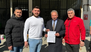 Nurlu kurye dostu belediye başkanı olma imzasını attı