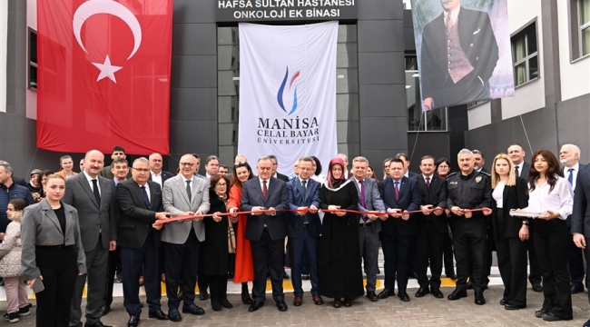 Onkoloji hastanesi ek binası törenle açıldı