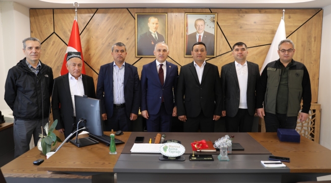 Özbekistan Andican şehri tarım teşkilatı temsilcileri Manisa'da