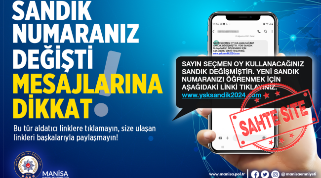 Polisten vatandaşlara seçim uyarısı