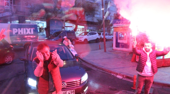 Salihli'de sokaklarda Nurlu fırtınası