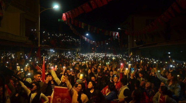 Sarıgöl'de görkemli CHP final mitingi