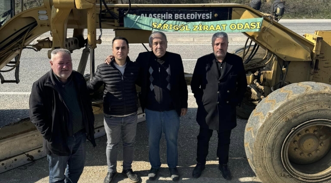 Sarıgöl'ün arazi yollarını CHP'li belediye yaptı