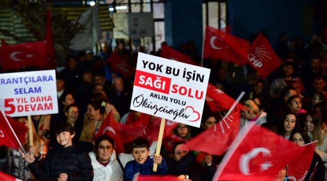 Subaşı mahallesinde Ahmet başkan böyle karşılandı