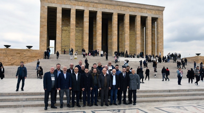 TUTSO yönetimi Ata'nın huzurunda