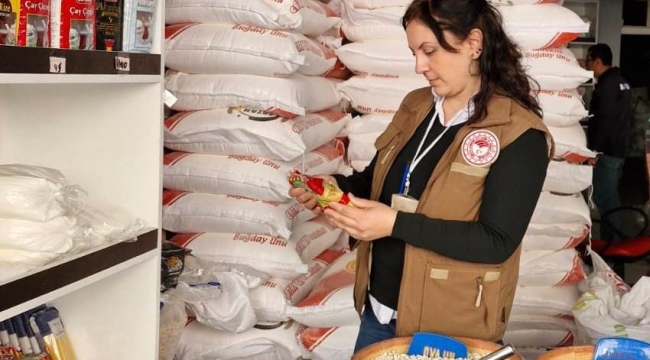 Unlu ve tabldot yemek üretim yerlerini denetledi 