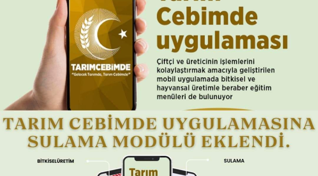 Üreticileri sevindiren tarımda cebimde uygulaması başladı