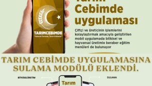 Üreticileri sevindiren tarımda cebimde uygulaması başladı