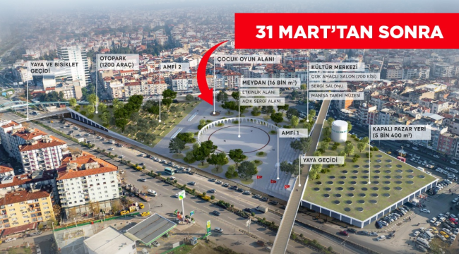 CHP'li Zeyrek açıkladı:eski garaj"100. yıl kent meydanı"olacak