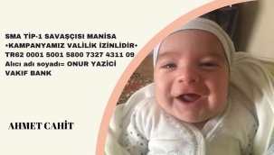 Zeyrek'ten SMA hastası bebek için destek çağrısı 